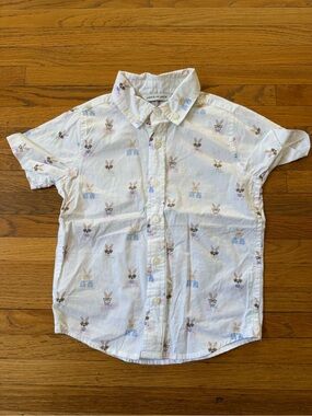 EUC Janie and Jack Boys Easter Button Down